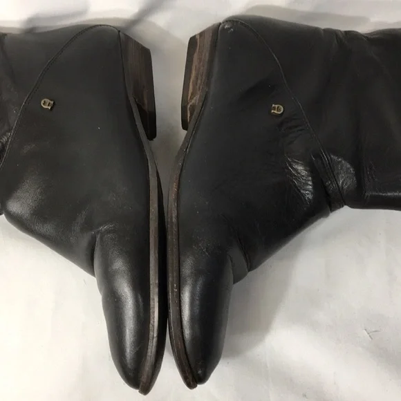 Etienne Aigner Women’s Black Knee-High Boots Size 7.5 GREAT Condition - Picture 7 of 9